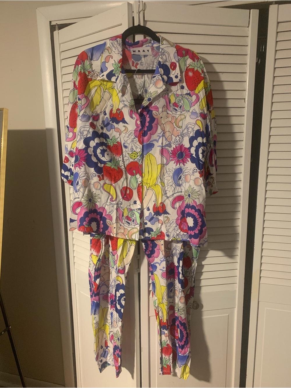Wray NWOT Plus Size Women’s Printed Shirt & Pants Set